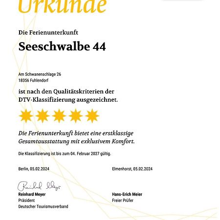 Ferienhaus Seeschwalbe 44 Fuhlendorf  المظهر الخارجي الصورة