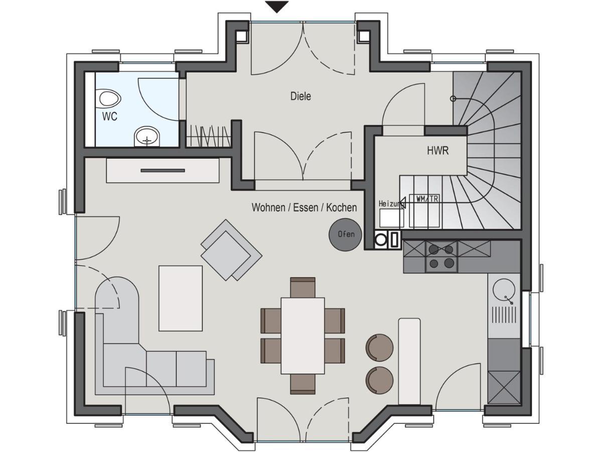 Ferienhaus Seeschwalbe 44 Fuhlendorf  المظهر الخارجي الصورة